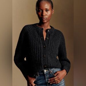 Sezane Emile Cardigan in black